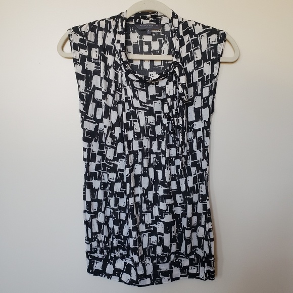 Anthropologie Tops - Waverly Gray Anthro Printed Sleeveless Top